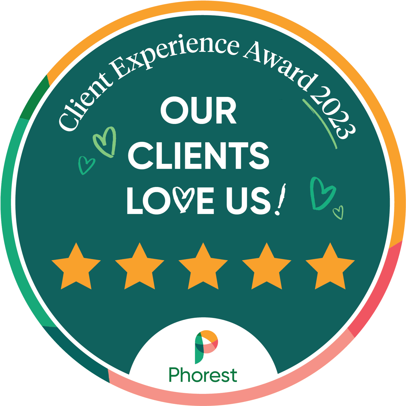 CEA 1 Year 2023 ENG Client Experience Award 2023